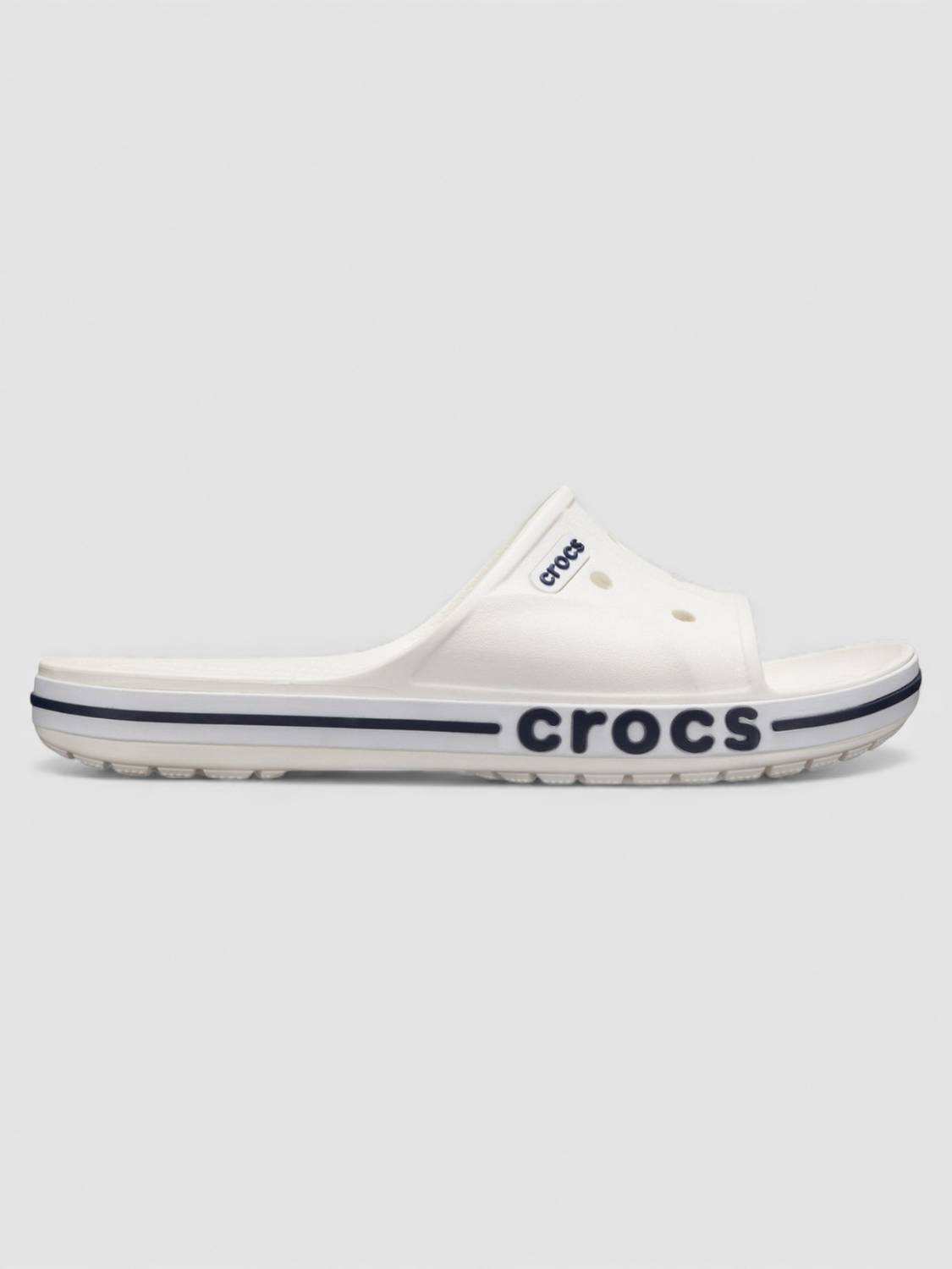 CROCS Unisex Bayaband Slides White - Image 2