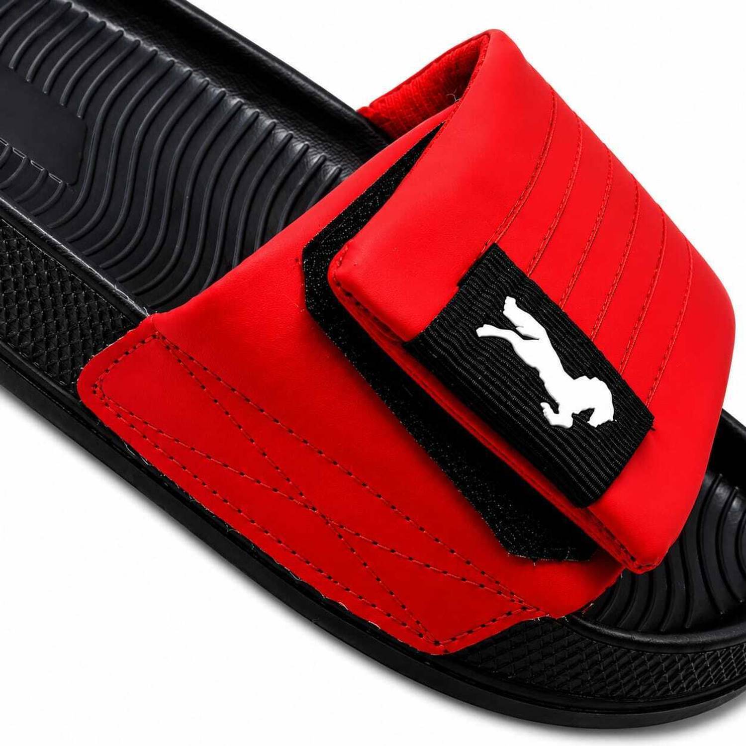 zolto Men Red Flip Flops - Image 3
