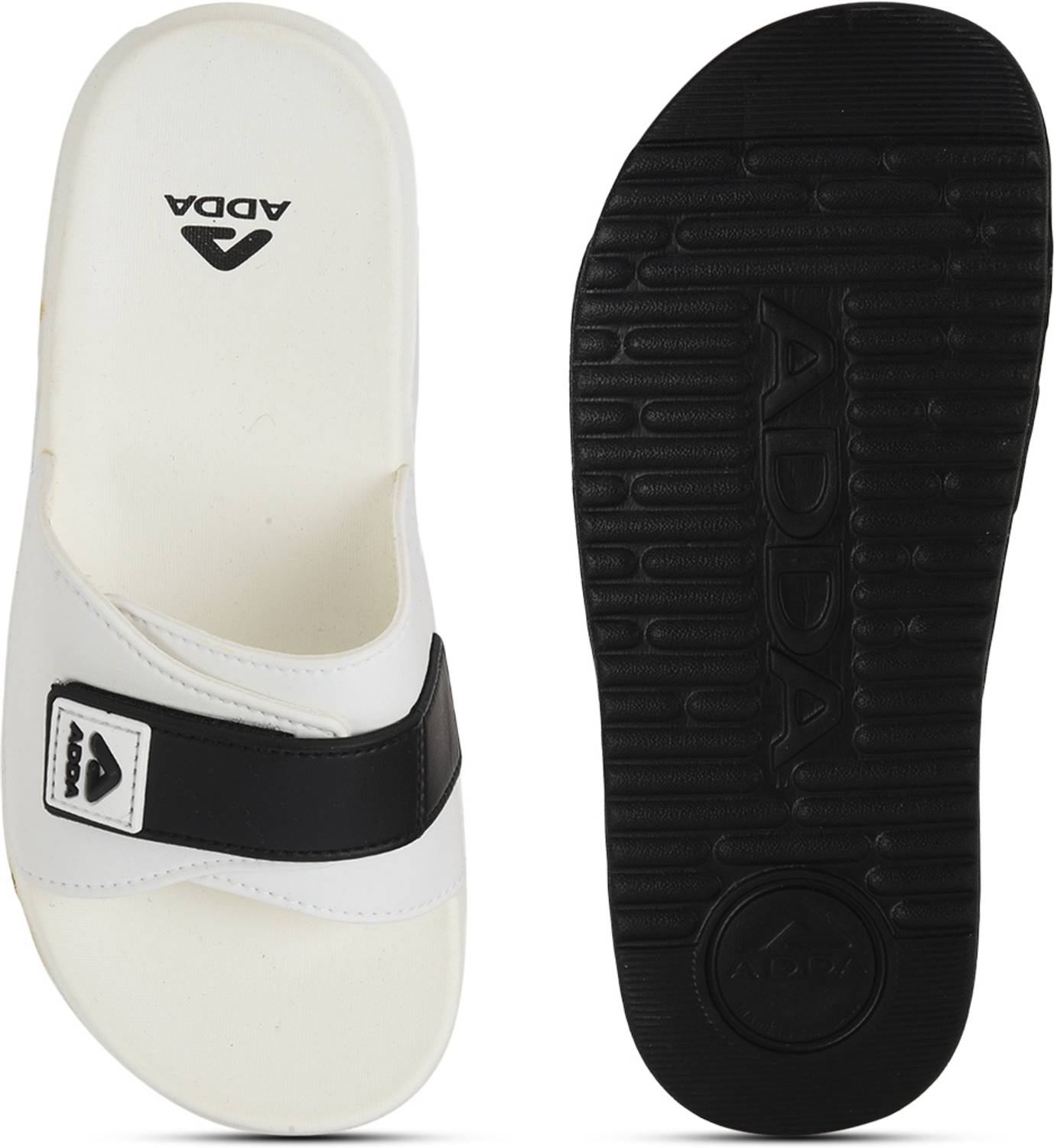 Adda Men White Slides - Image 5