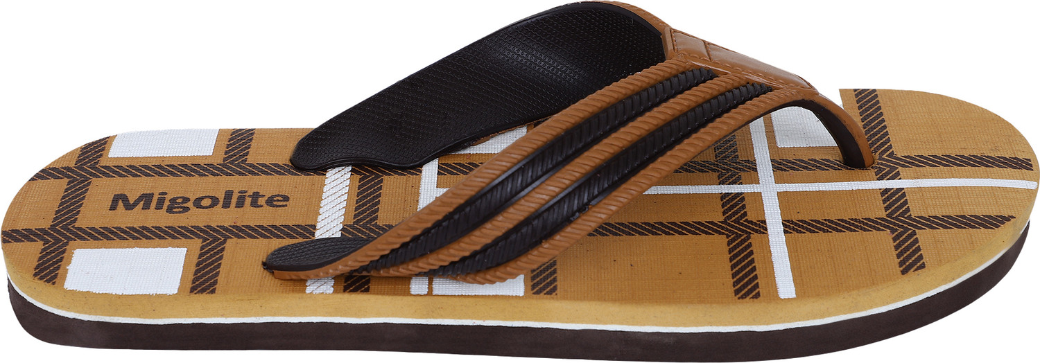 Image of MIGOLITE Men Migolite Men s Stylish Checked Flip Flops Soft Sole Casual Comfort Slippers