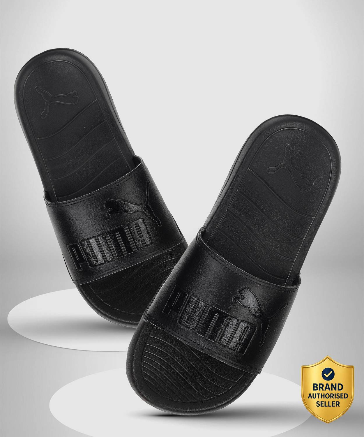 PUMA Men Popcat 20 RES Slides Black