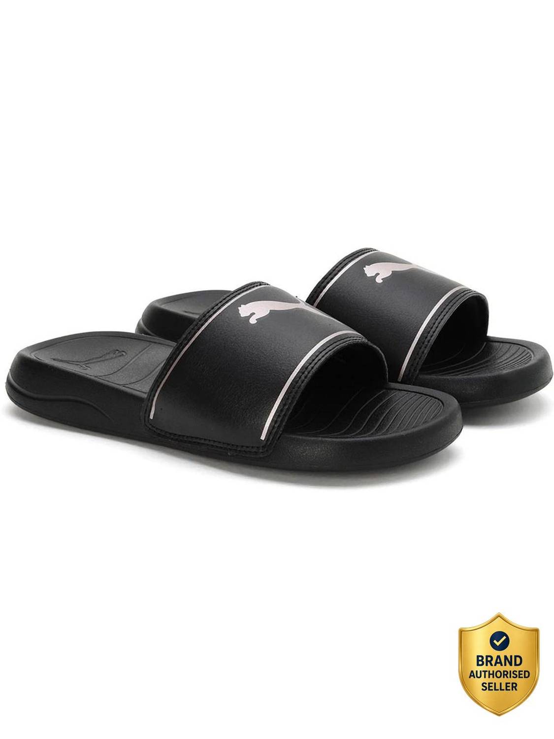 PUMA Men Marine Slides Black