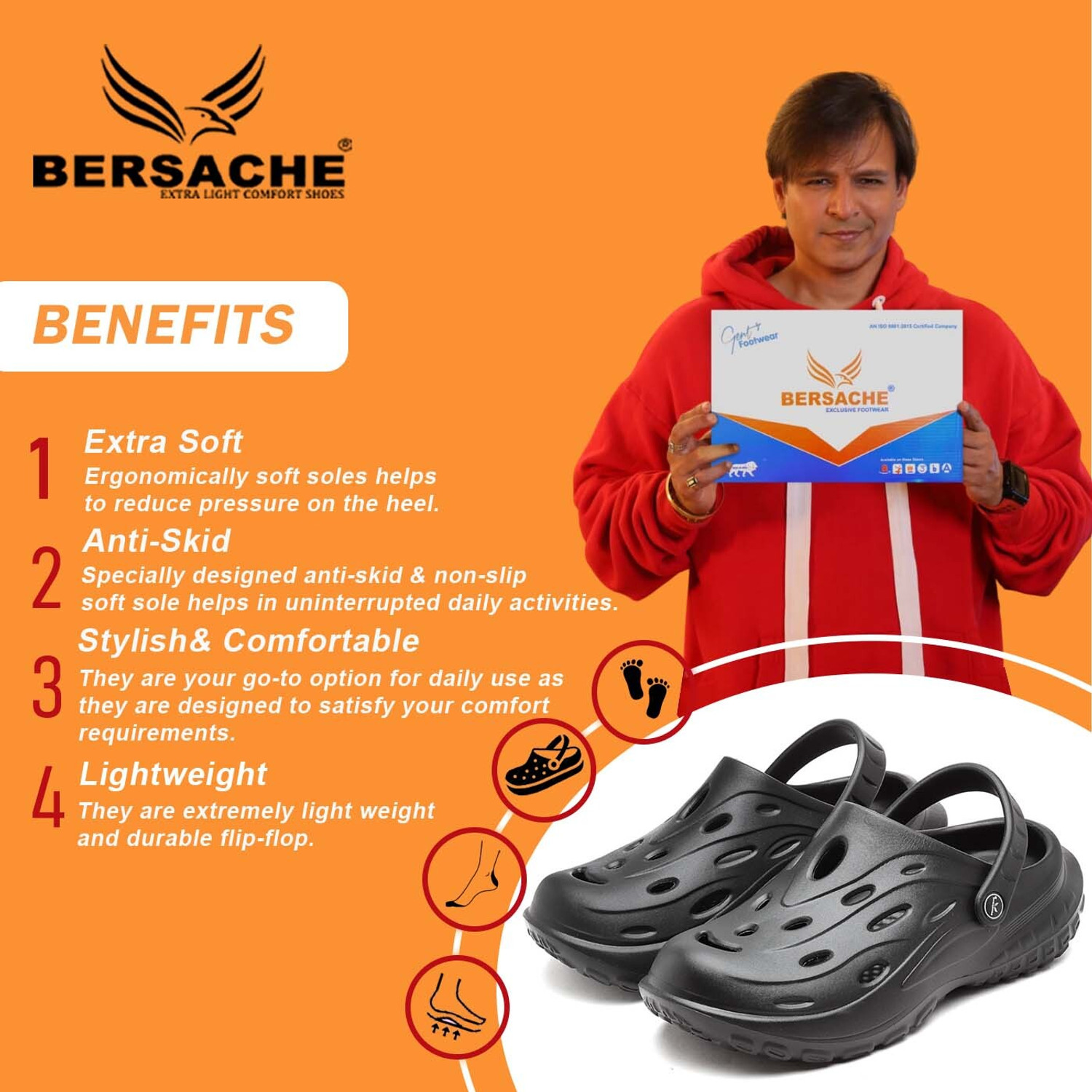Image of BERSACHE Men Flip Flops