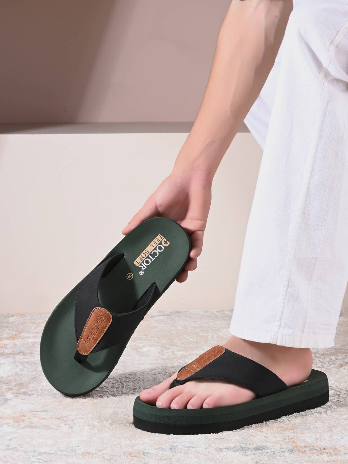 DOCTOR FEEL SOFT Men Orthopedic Slippers - Image 3