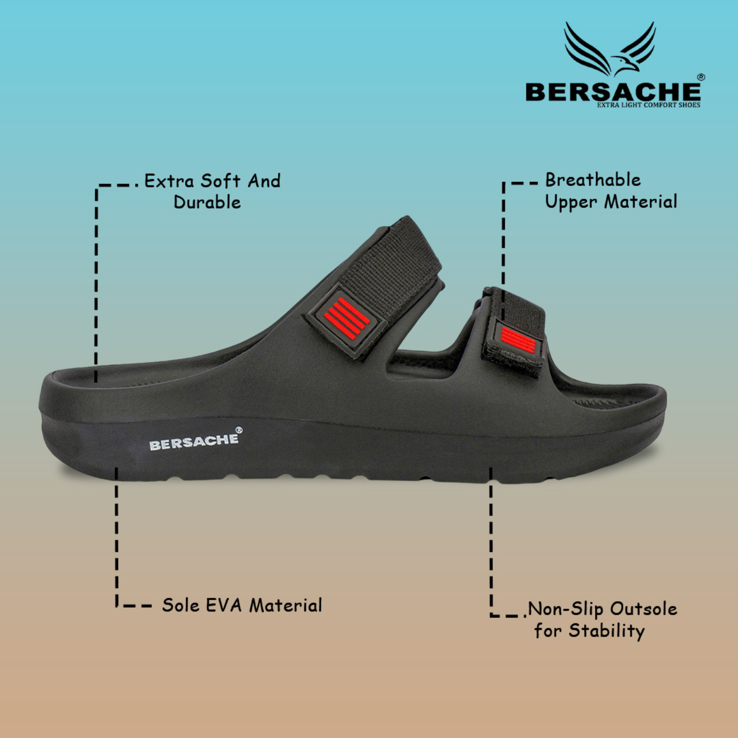Image of BERSACHE Men Flip Flops