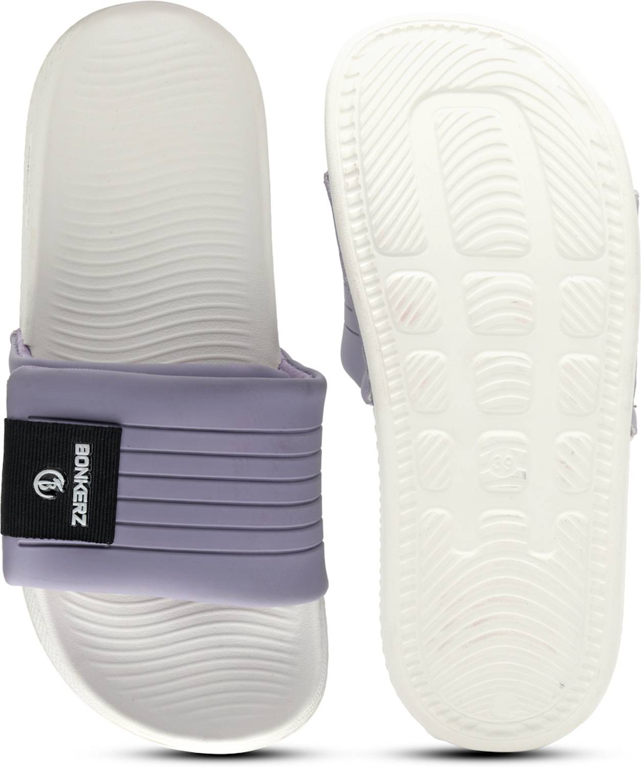 BONKERZ Unisex Purple Slides - Image 4