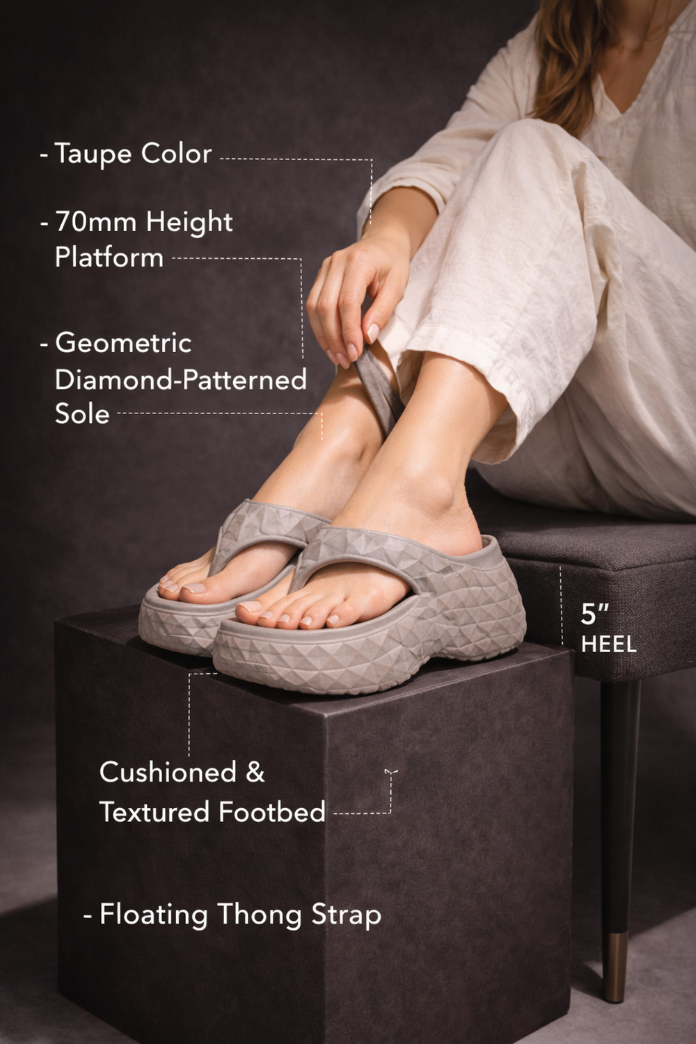Image of WOLVESDEN Women Flip Flops