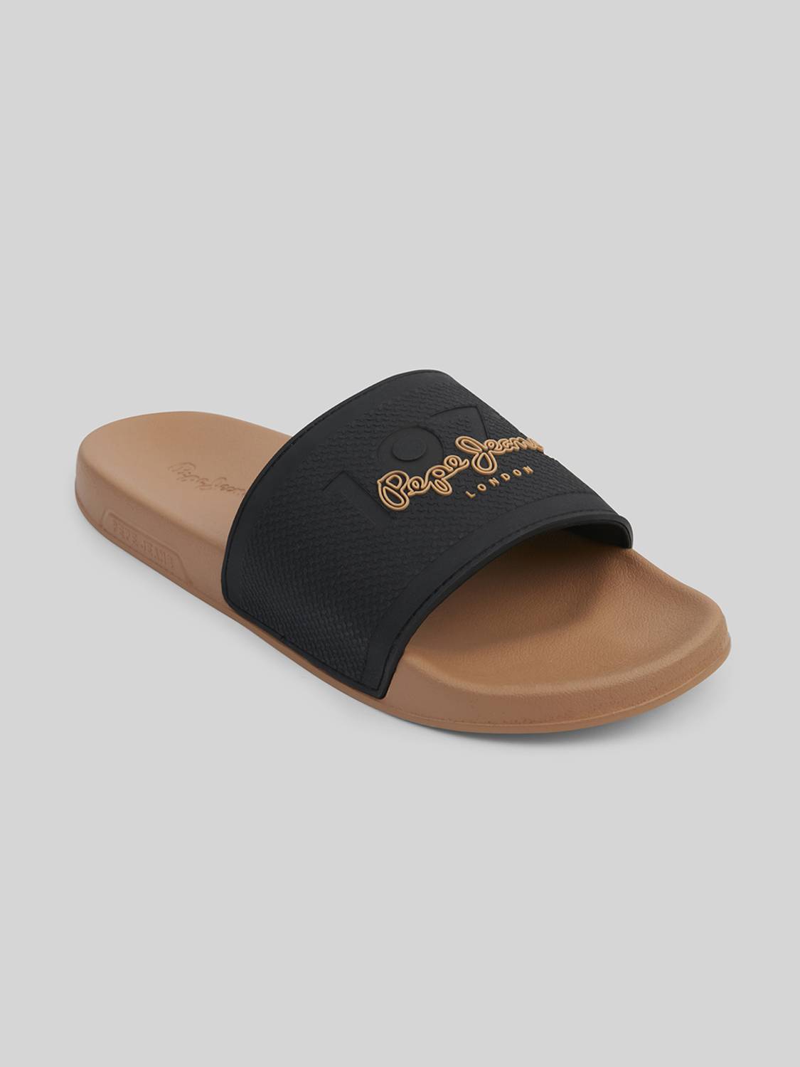 Pepe Jeans Men Brown Slides - Image 4