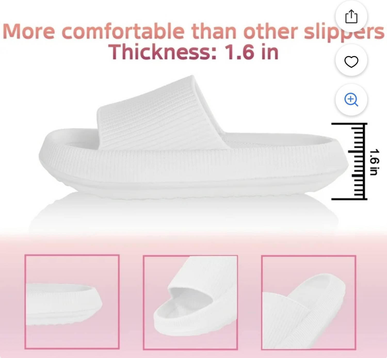 Dee Rook Men White Slippers - Image 3