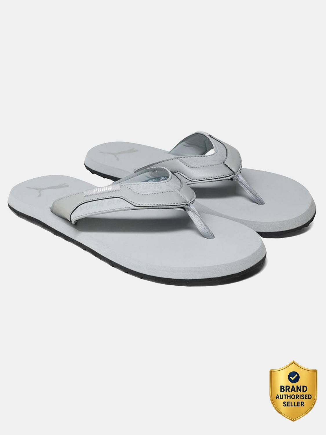 PUMA Men Gray Slippers - Image 1
