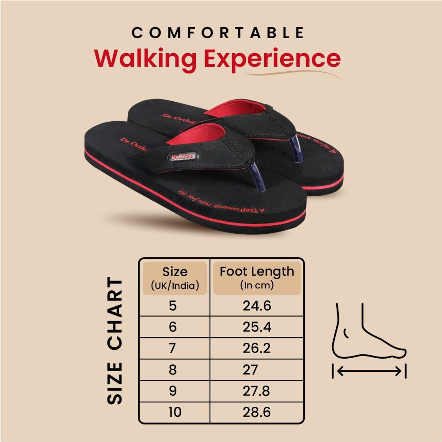 Image of Dr. Ortho Men Extra soft Slippers