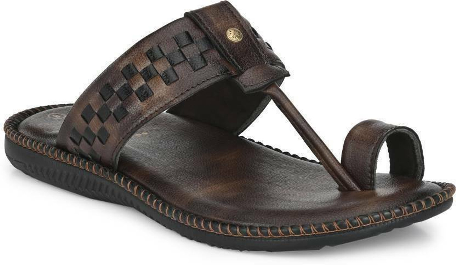 Image of Men's Avenue Men Slippers (Brown, 9)