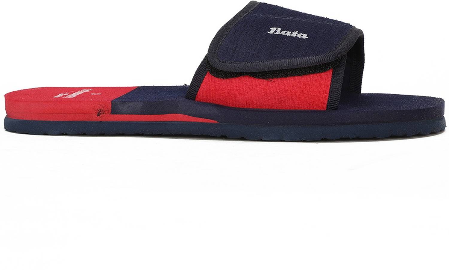 Bata Men Blue Slides - Image 3