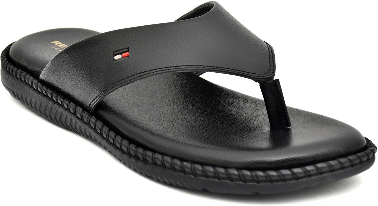 BANYY Men Black Flip Flops - Image 3