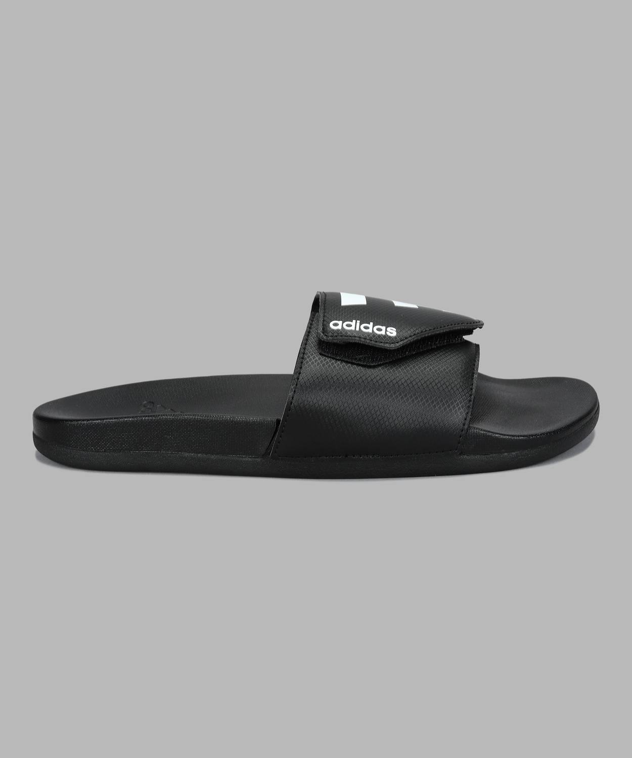 ADIDAS Unisex Black Slides - Image 3