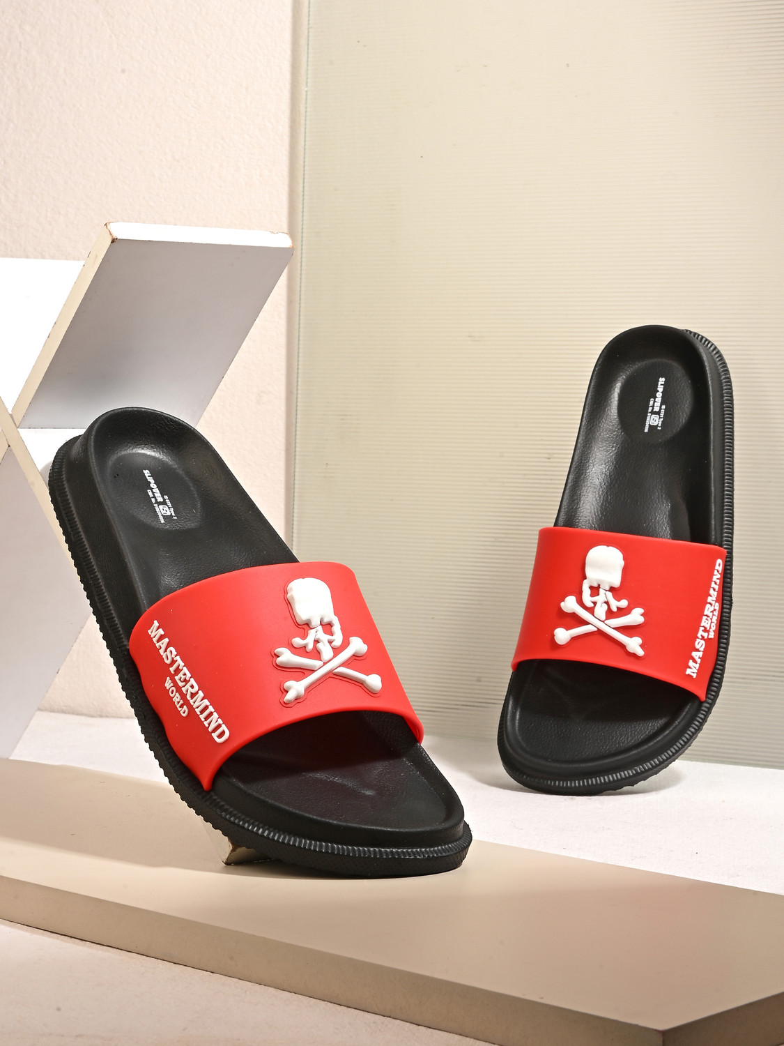Image of slipover Men Soft Trendy Comfortable Chappal Casual Lightweight Men Slippers for Daily Wear Slides