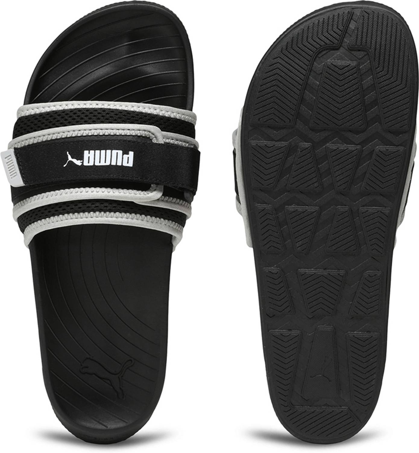 PUMA Men Black Slides - Image 5
