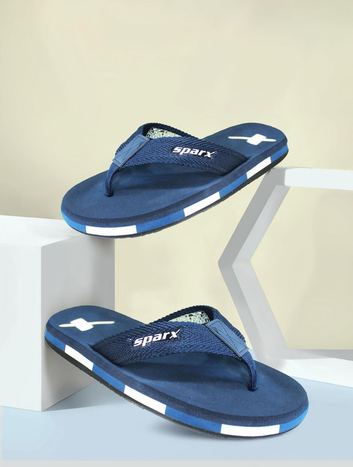 Image of Sparx Men Flip Flops (Blue, 9)