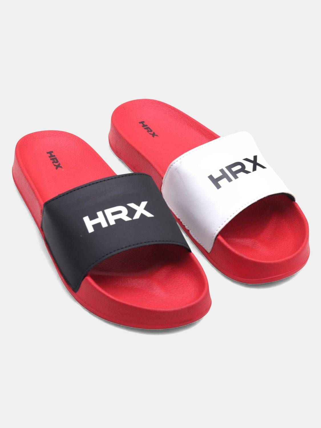 HRX by Hrithik Roshan Men Red Slides - Image 4