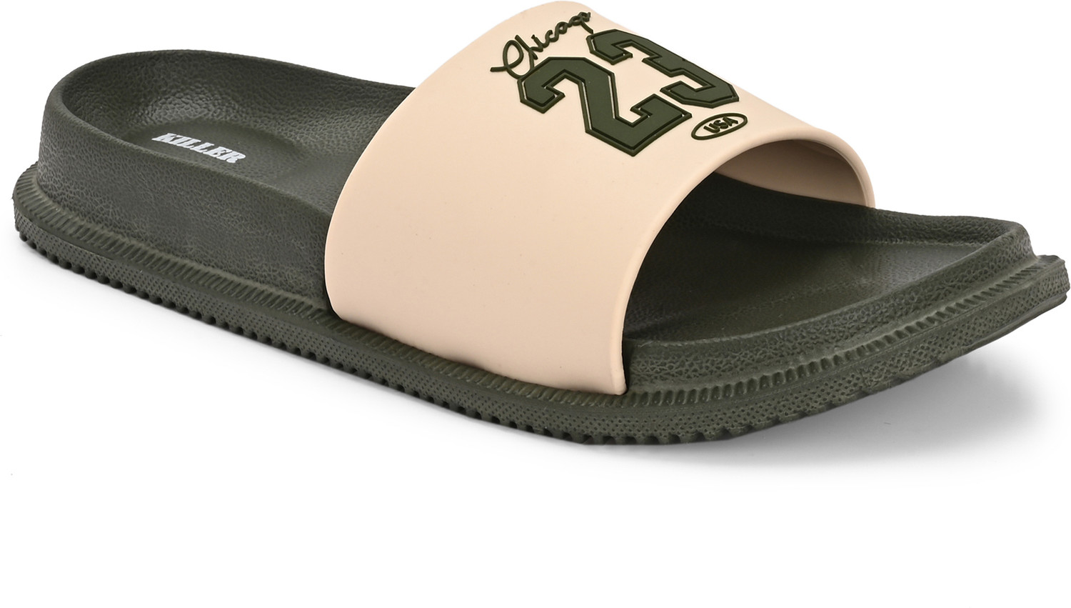 Image of KILLER Men Soft Comfortable Chappal Casual Lightweight Men Slippers for Daily Wear Slides