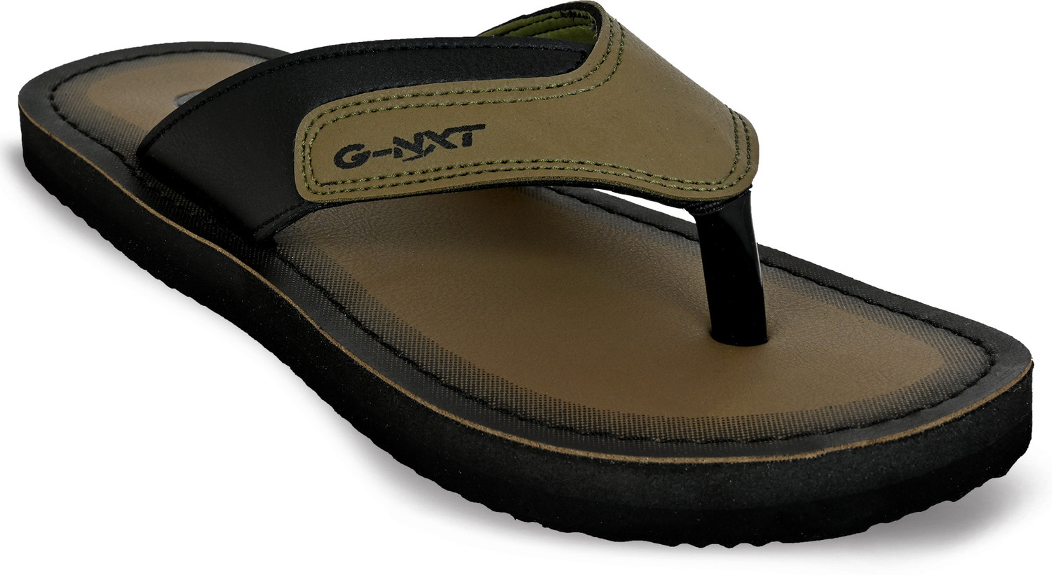 Image of G NXT Men Flip Flops (Green, 8)