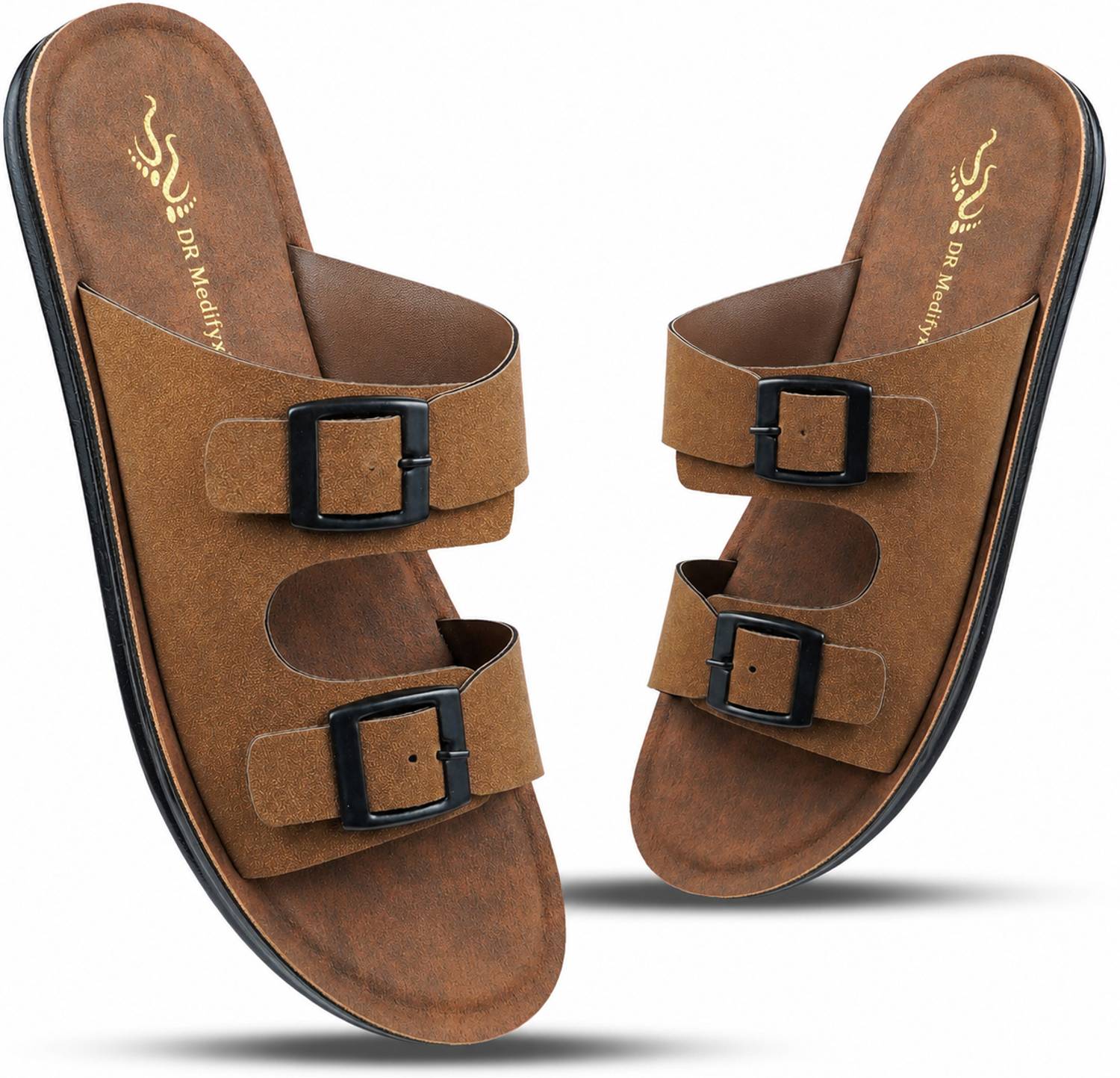 Dr Medifyx Men Slippers Brown - Image 4