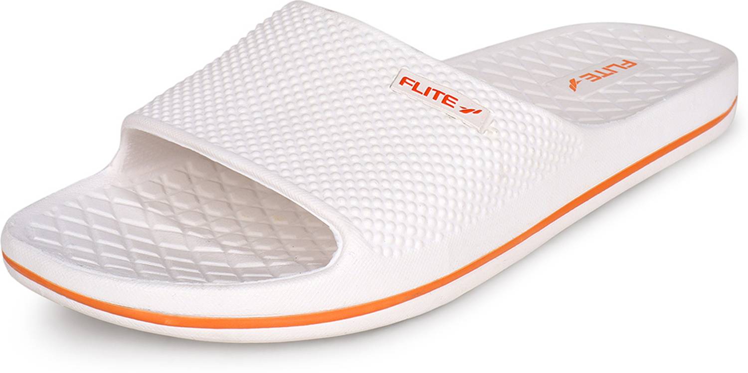FLITE Men White Slides - Image 2