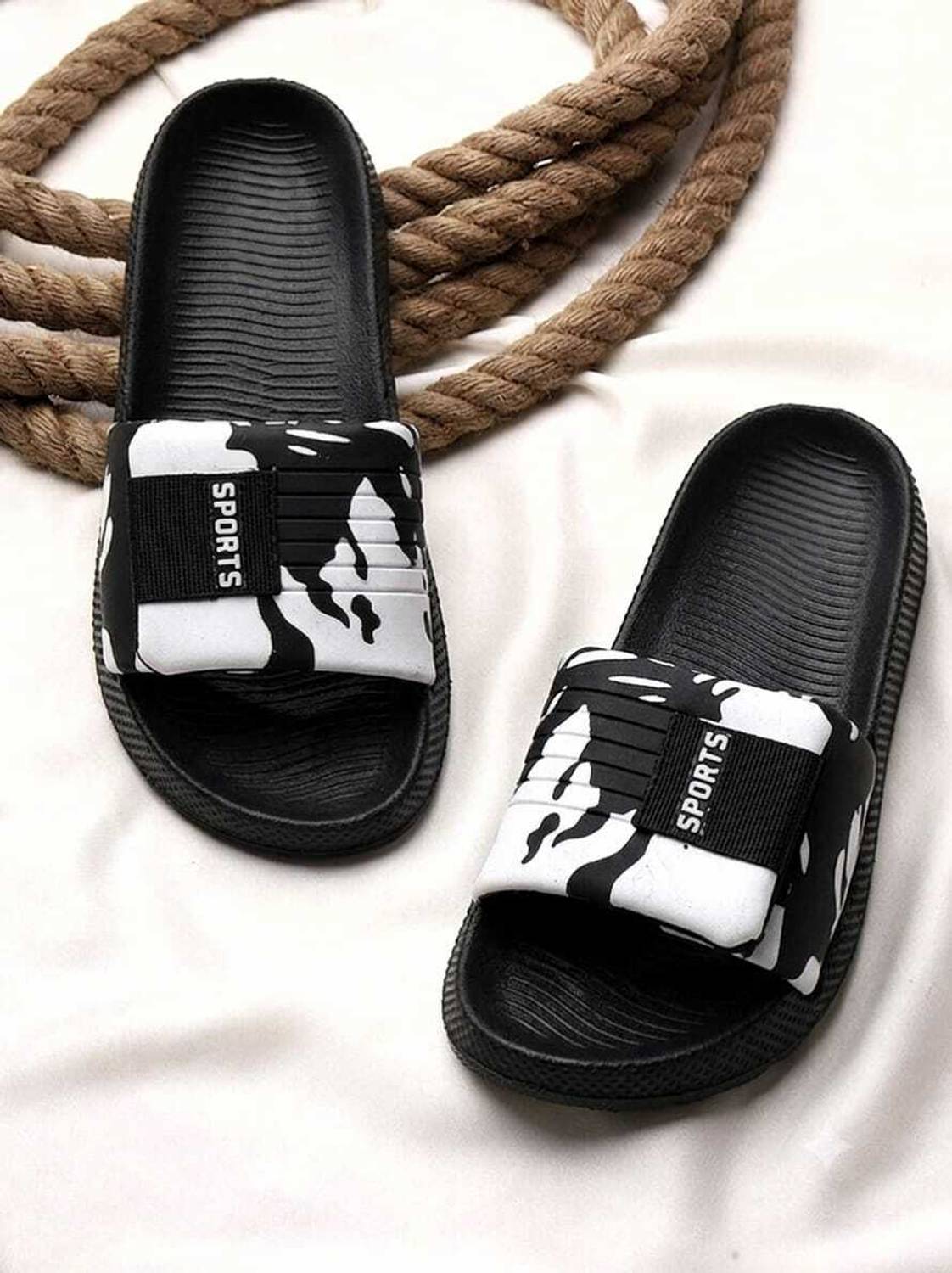 WOWSER Men Black Slides - Image 3