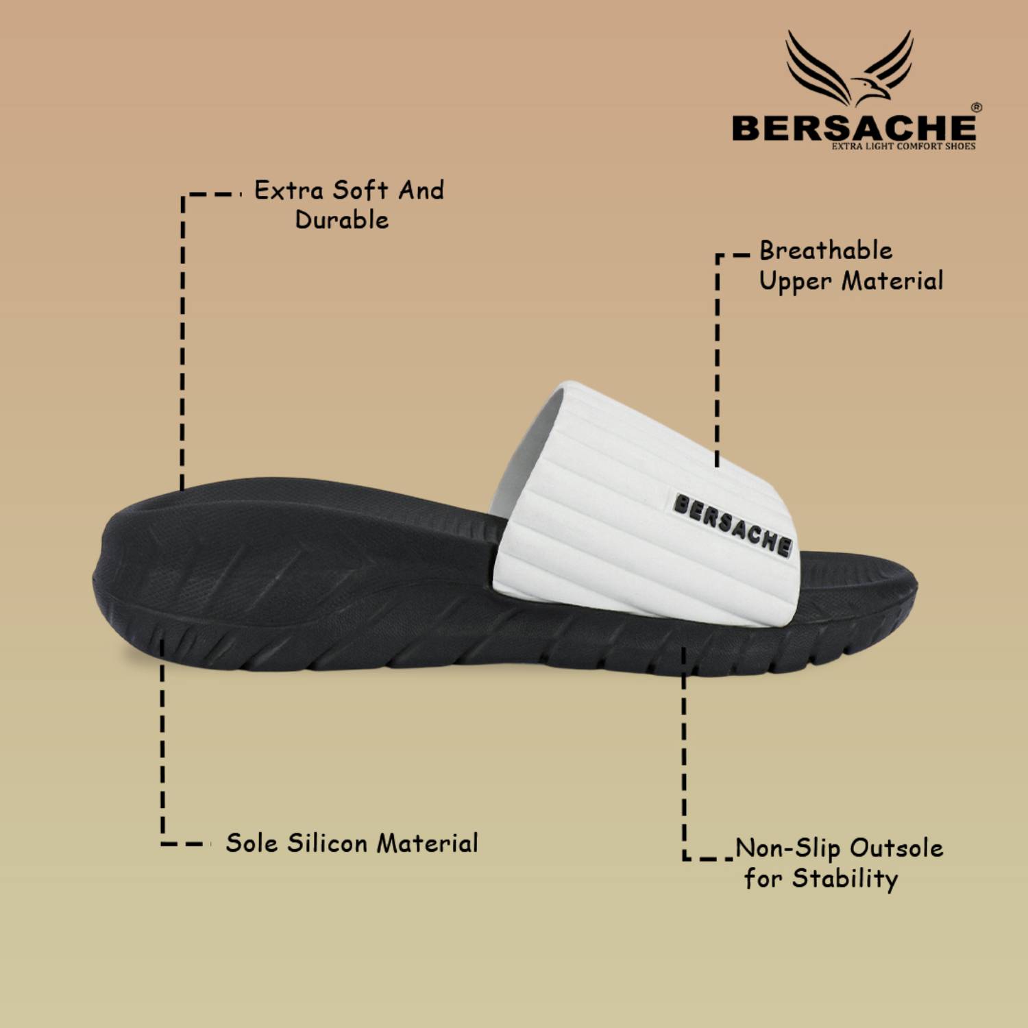 BERSACHE Men Slides - Image 5