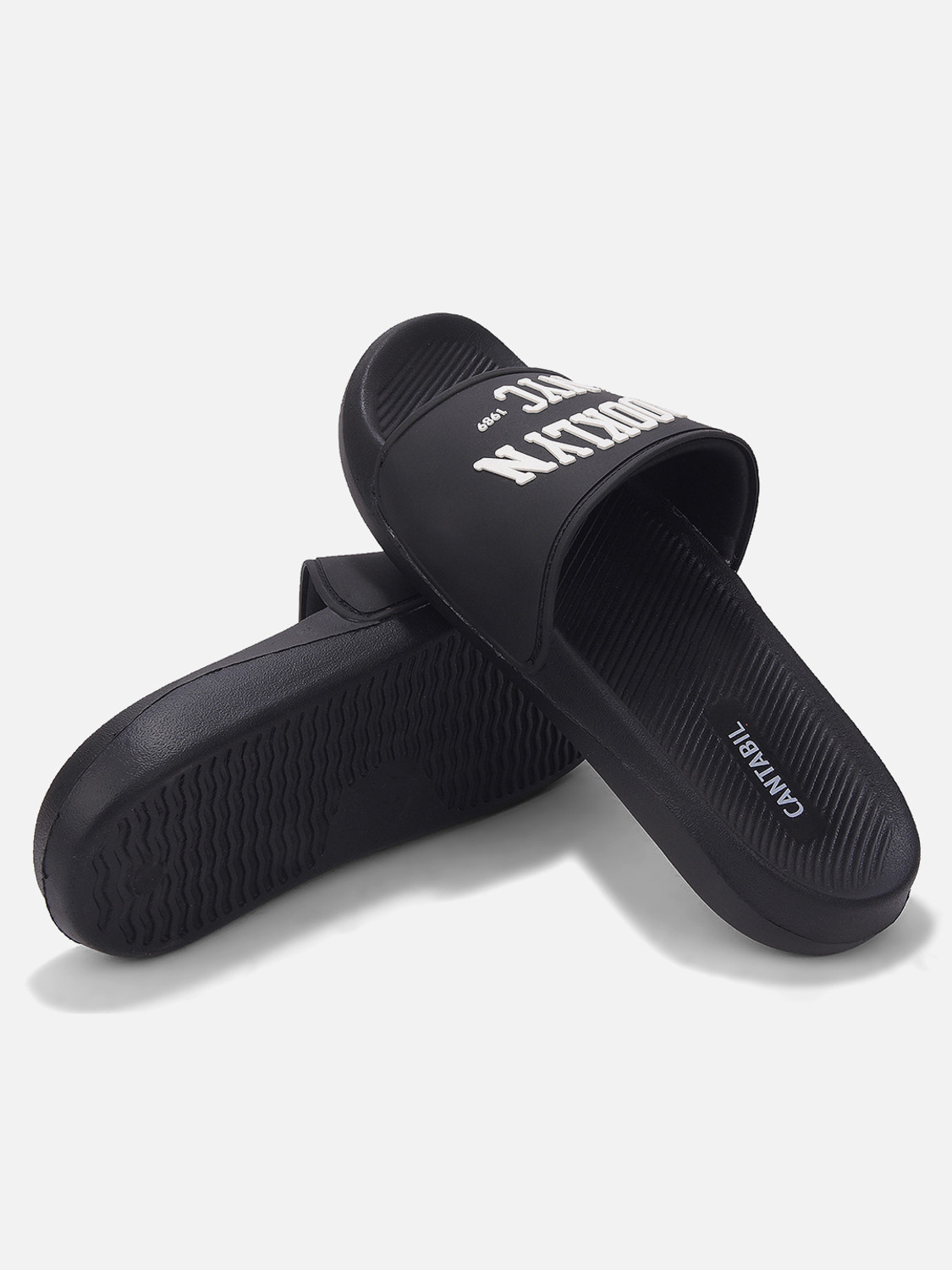Image of CANTABIL Men Solid Casual Slides