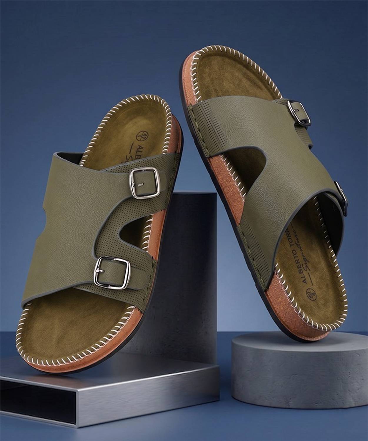 ALBERTO TORRESI Men Flip Flops