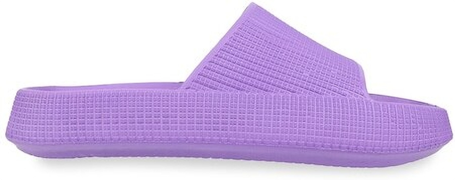 Image of CARLTON LONDON Women Women's Lightweight and comfortable Textured Slides Flip Flops