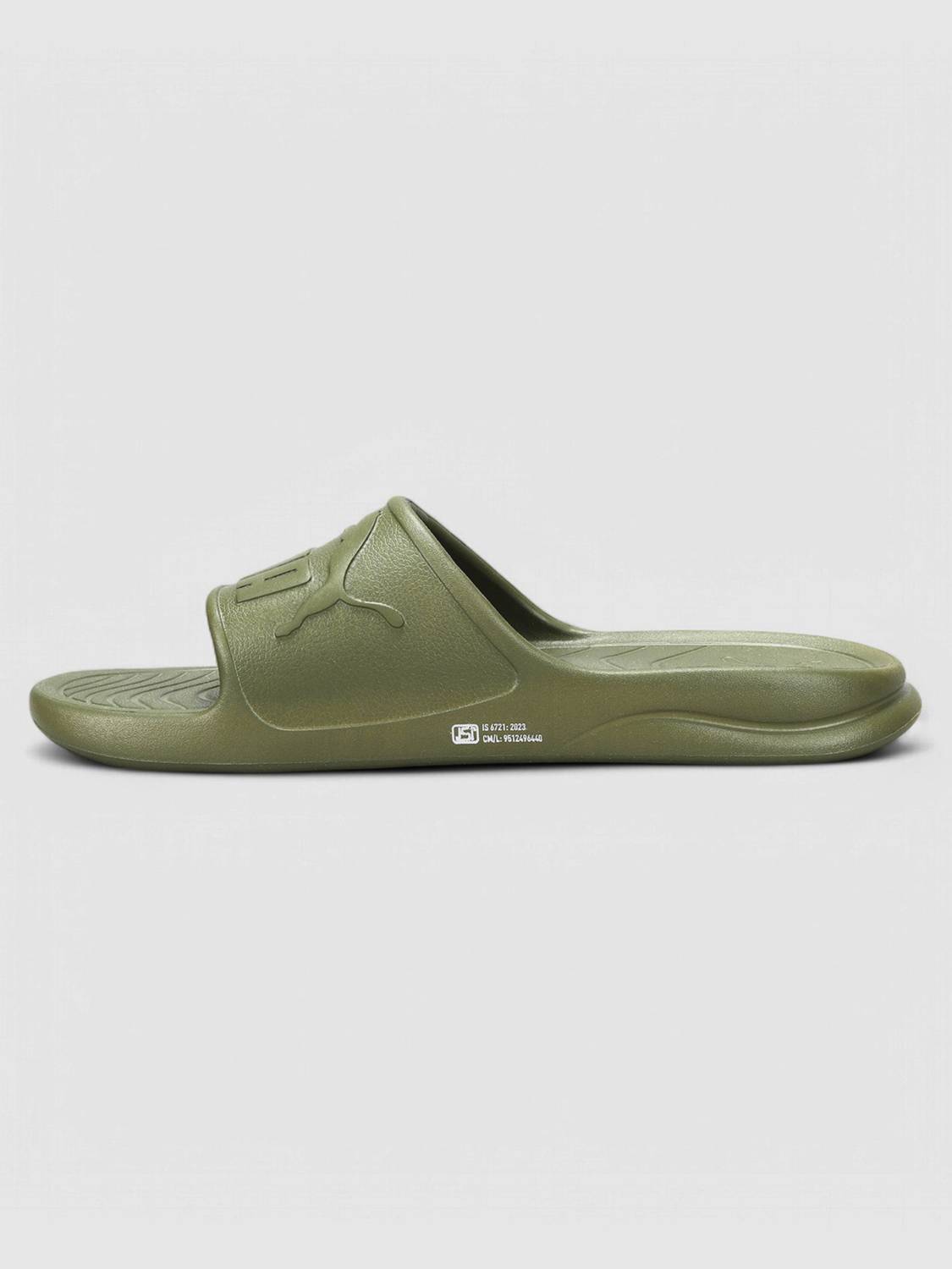 PUMA Men Popcat 20 Injex Res Slides Green - Image 3