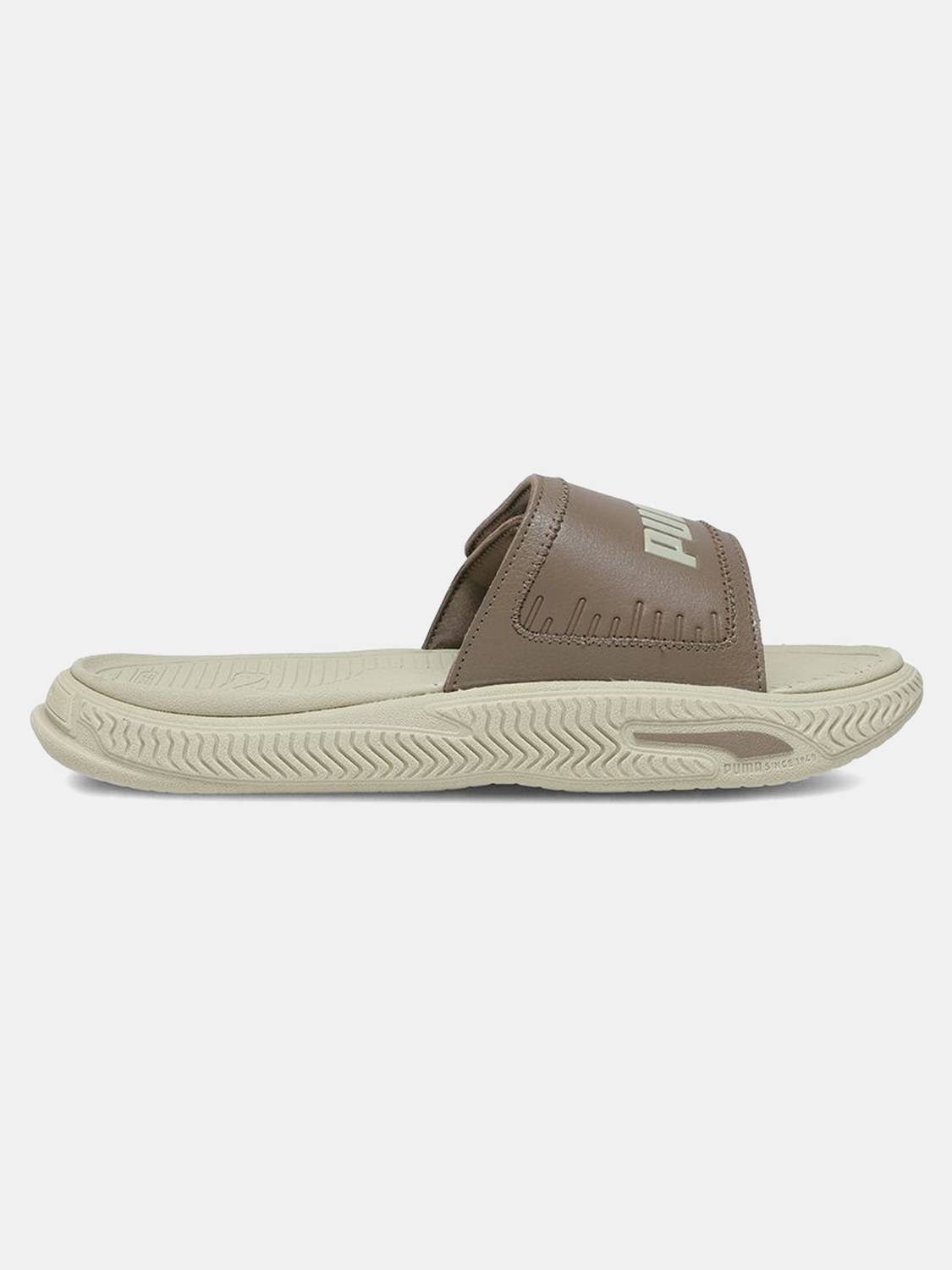 PUMA Men SoftridePro 24 V Res Slides Brown - Image 2