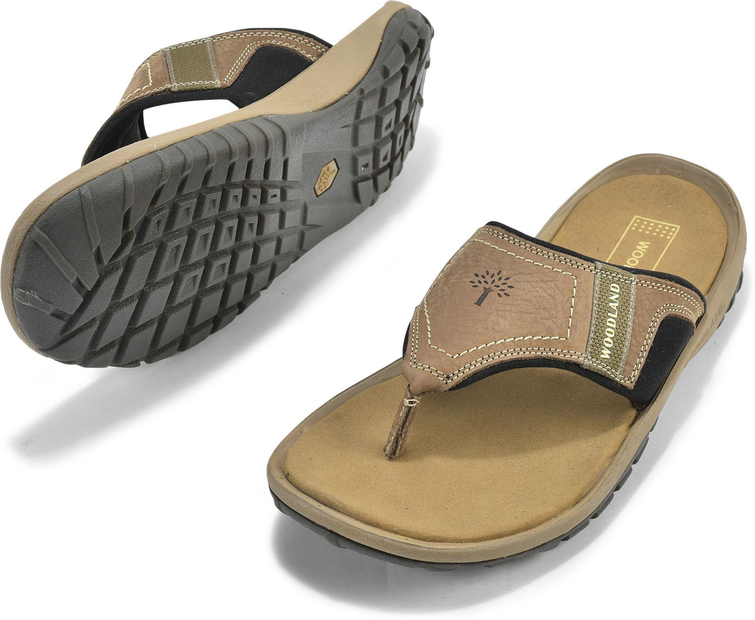 Image of WOODLAND Men Slippers