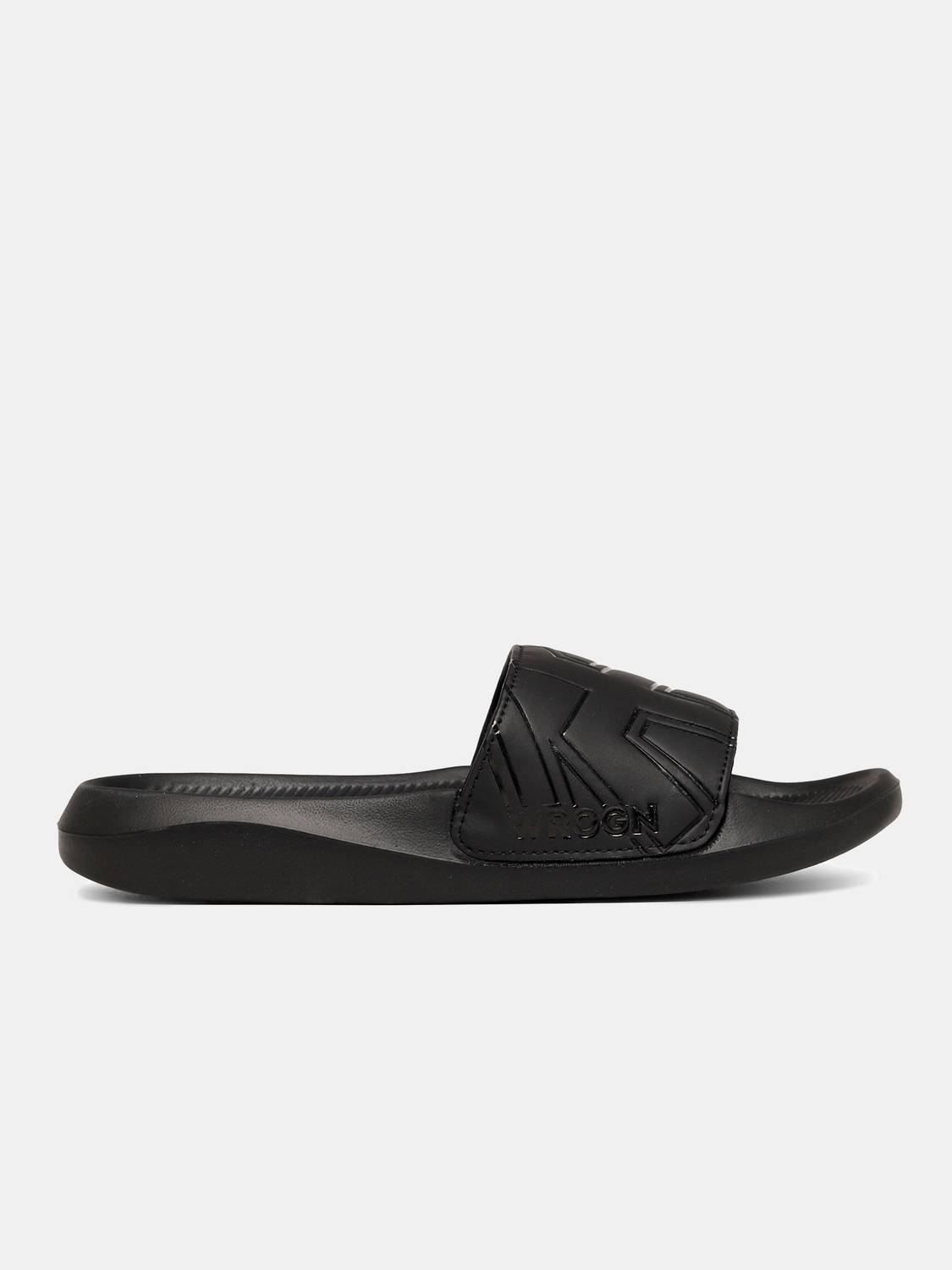 WROGN Men Black Slides - Image 2
