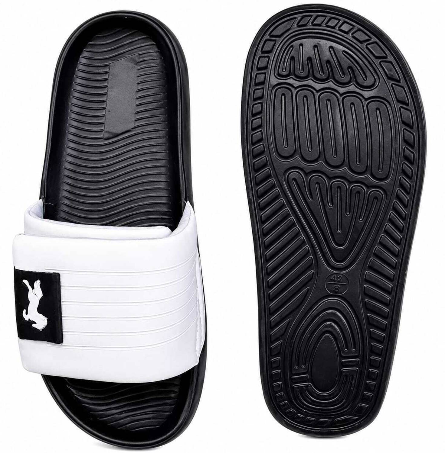 zolto Men White Flip Flops - Image 4