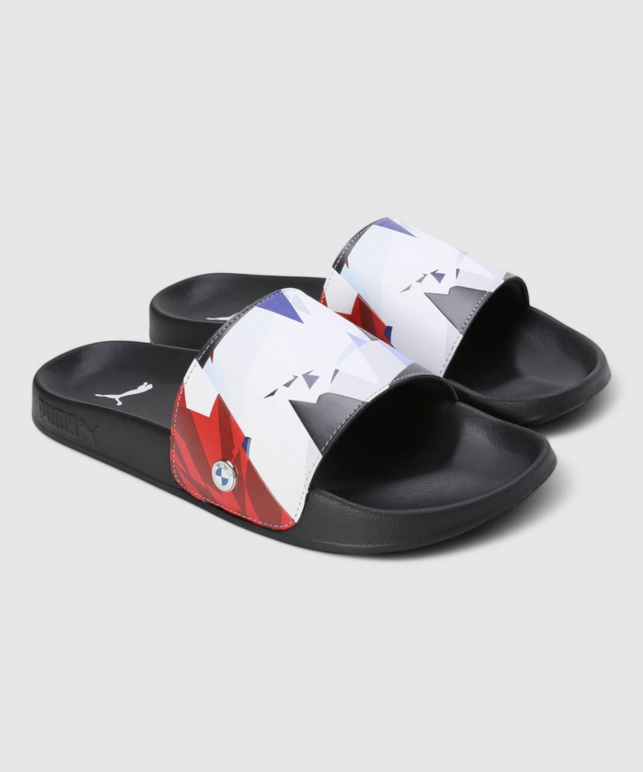 PUMA Men BMW MMS Leadcat 2.0 Black Slides - Image 4