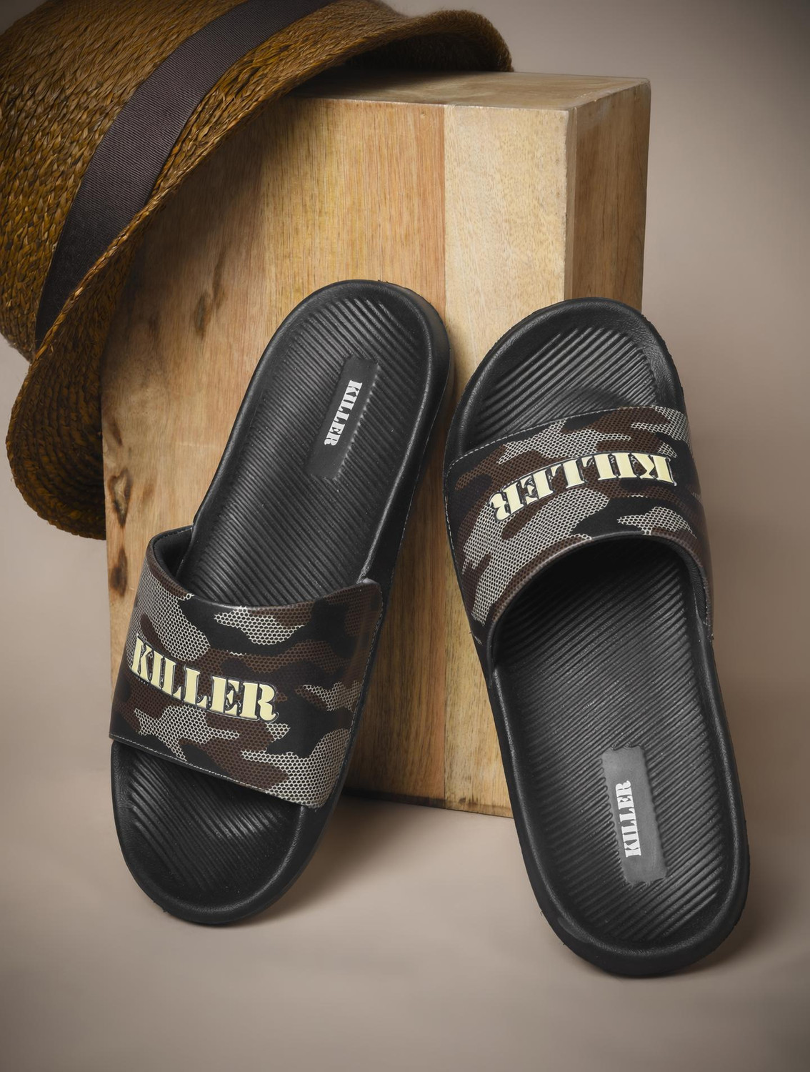 Image of KILLER Men Soft Trending Comfortable Chappal Lightweight Casual Slippers for Daily Wear Slides