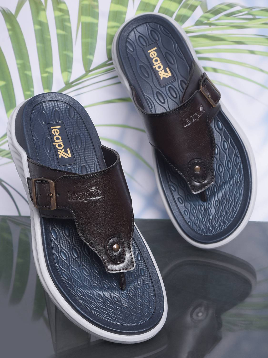 LIBERTY Men LEAP7X by Liberty CHARLY-1E Casual Slipper Flip-Flop