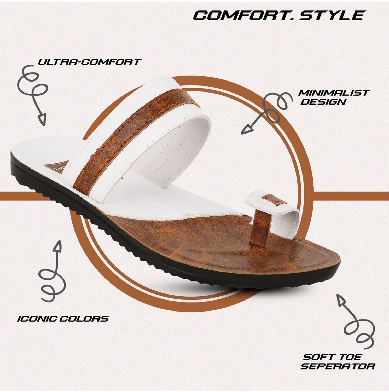 Goodfeet Men Brown Slippers - Image 2