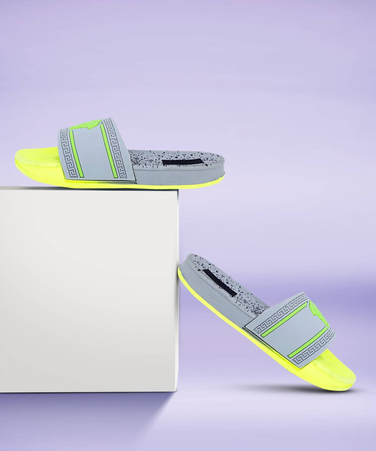 Apparel4Foot Men Men Sliders New Printed Stylish Slides | Boys Casual Chappals | Home Slides| Slides Footwear for Men | Perfect Flipflops For Daily Wear Slides Slides