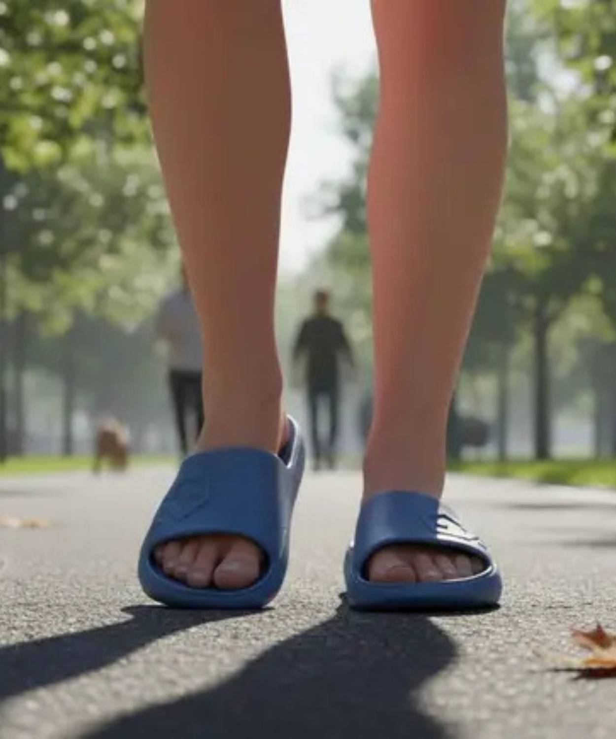 Lehar Men Blue Slides - Image 4