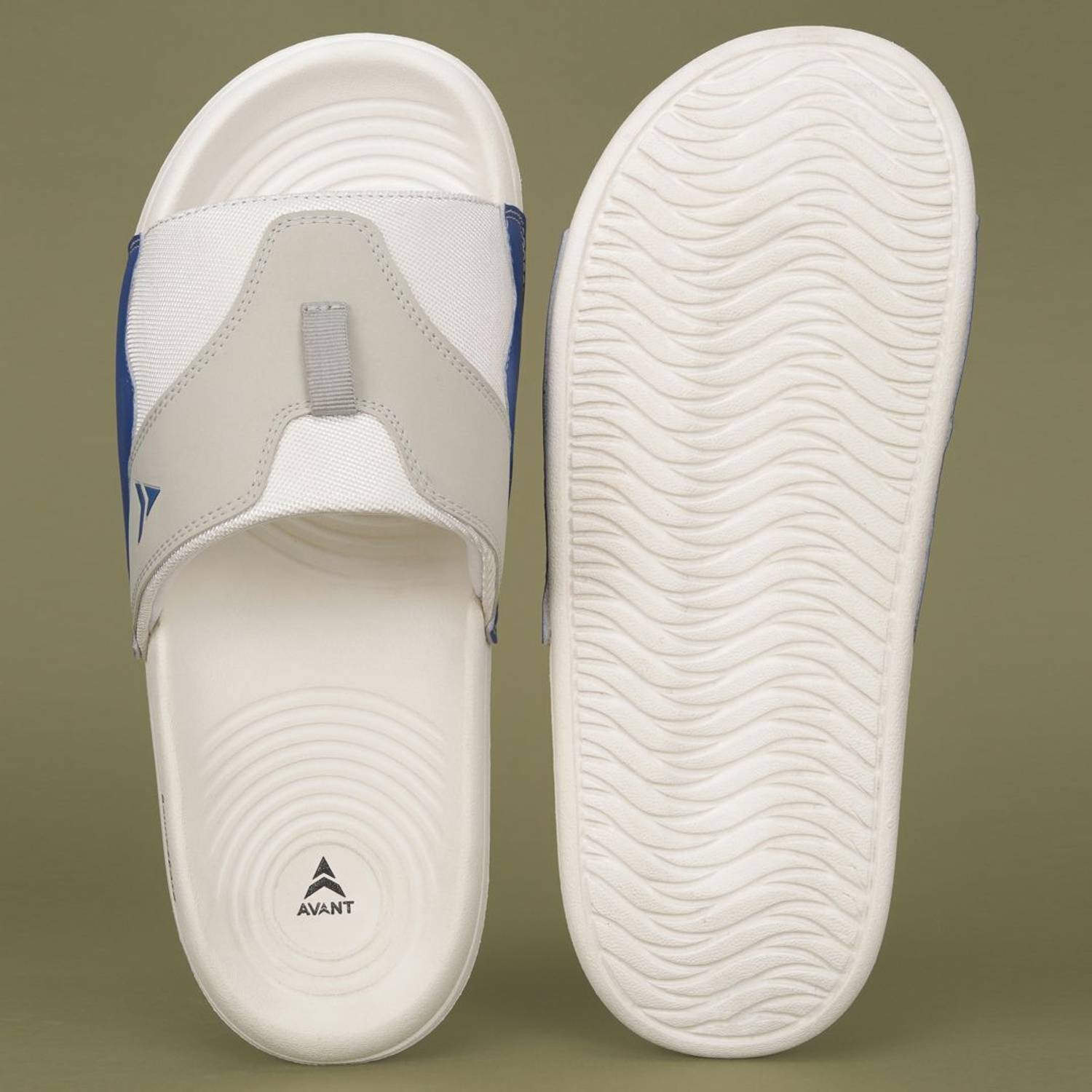 AVANT Men SoftStride Slides White - Image 4