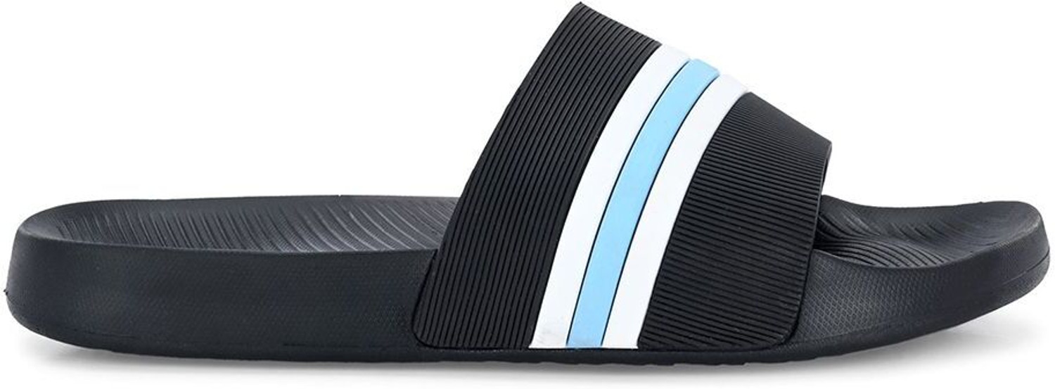 Image of Mast & Harbour Men Slides (Black, 6)