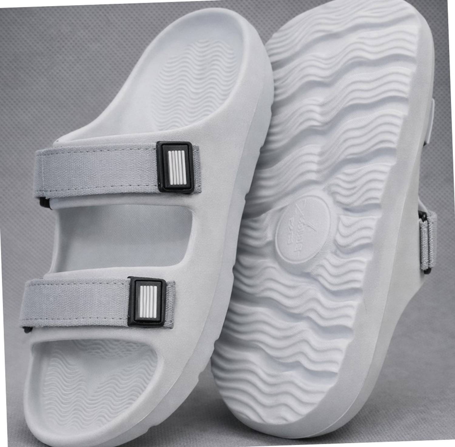 NOBELITE Men Gray Flip Flops