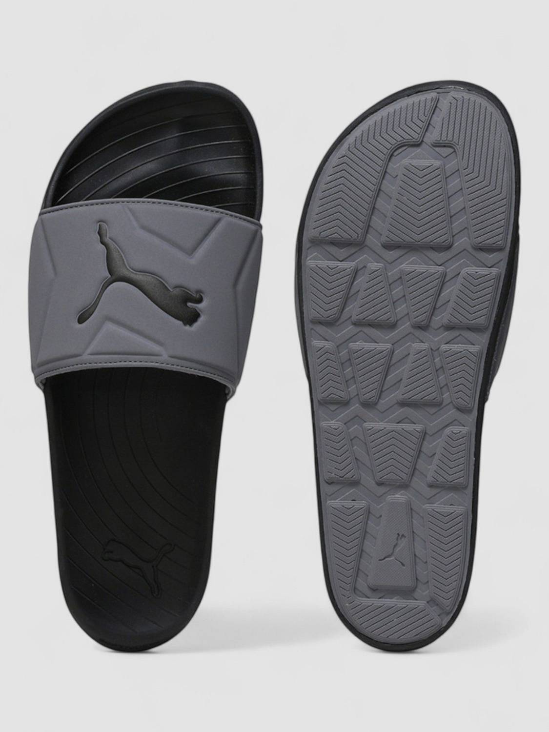 PUMA Men SoftridePro Leadpuff Black Flip Flops - Image 5
