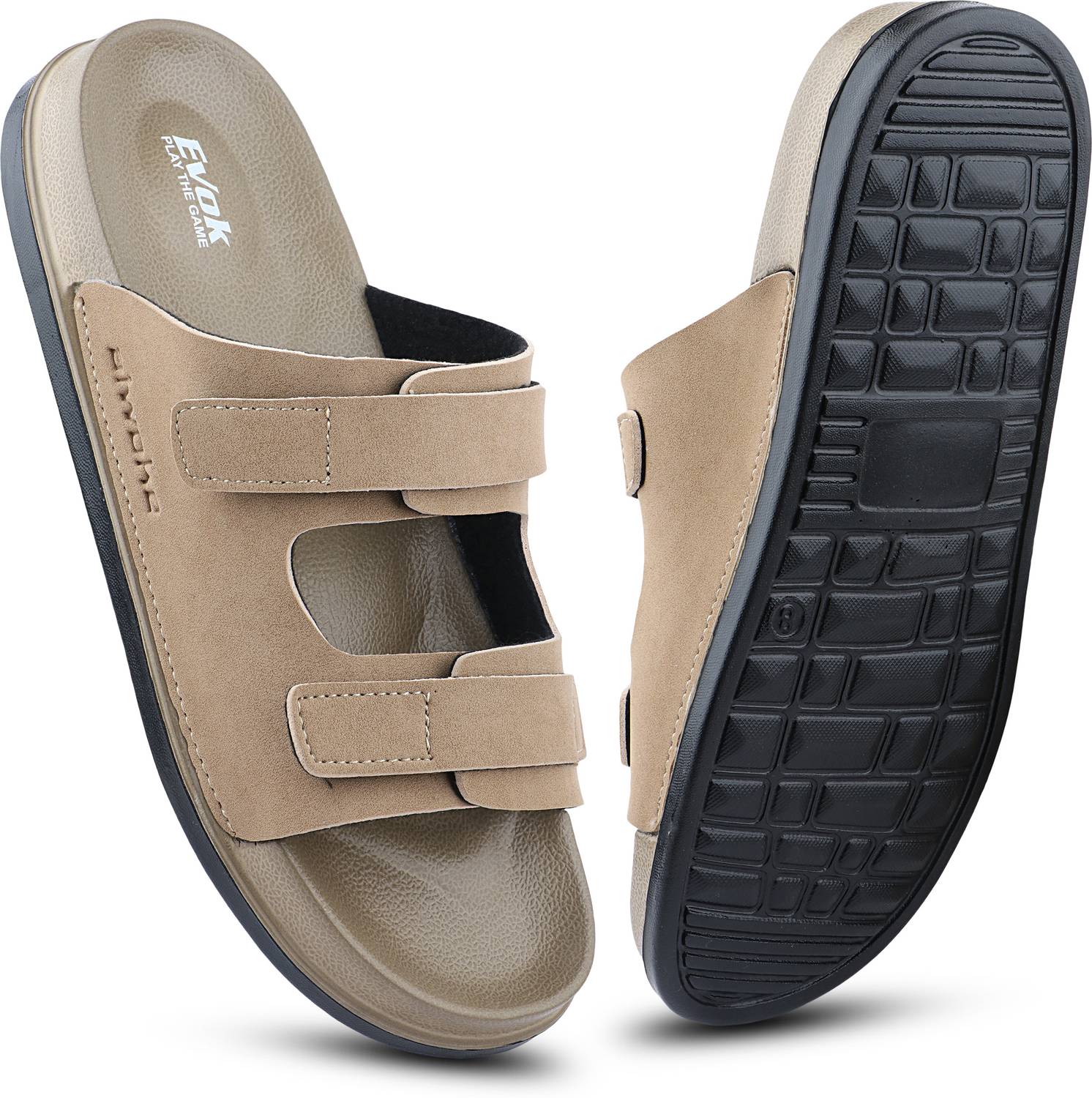 EVOK Men Brown Slippers