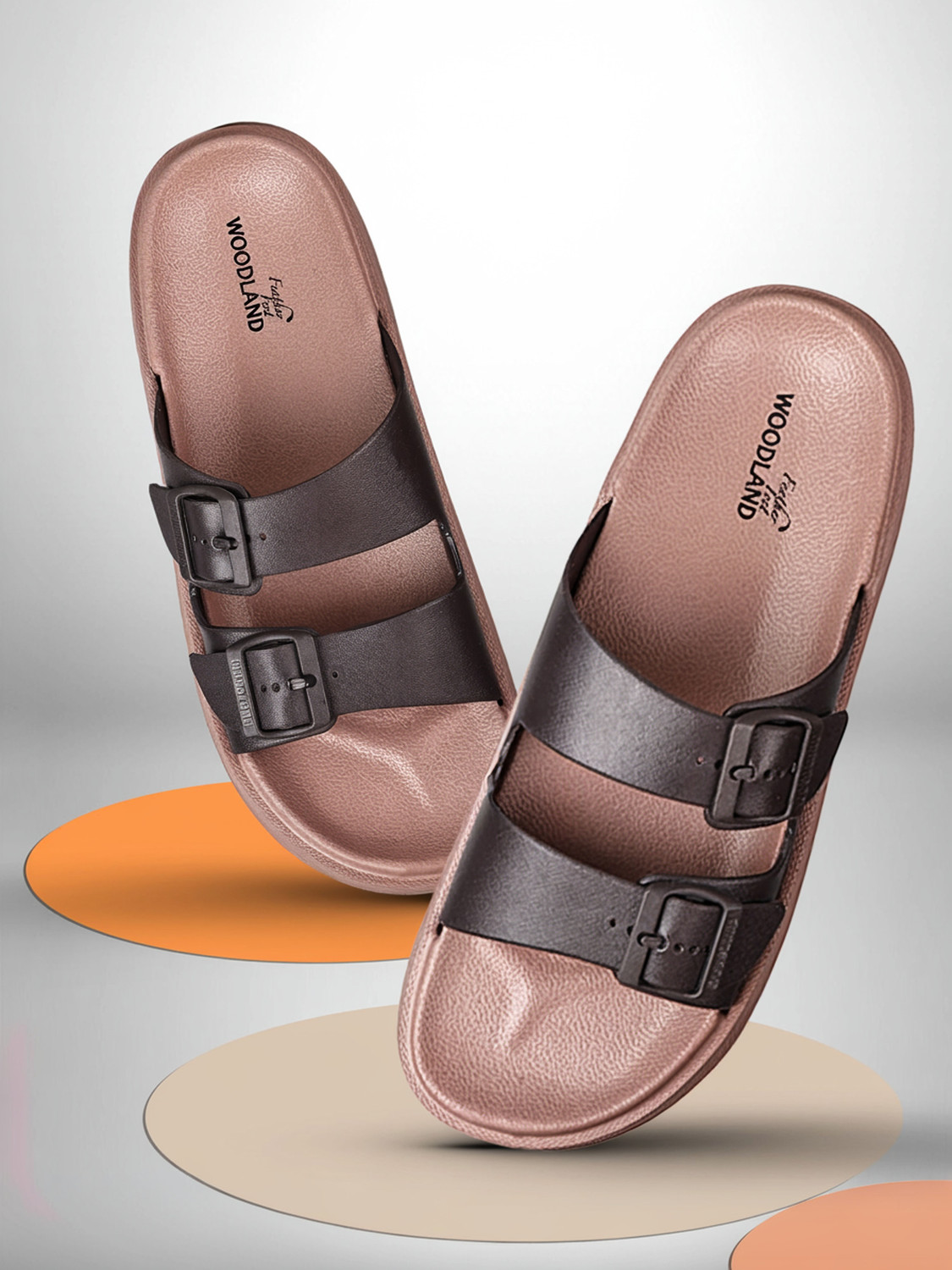 Image of WOODLAND Men Lightweight Comfortable Casual Summer Wear Slippers