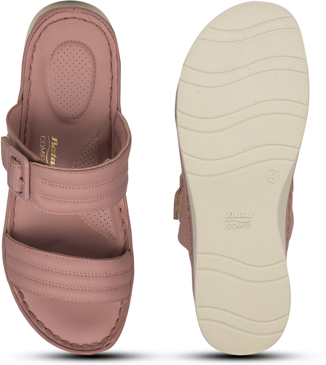 Image of Bata Women Flip Flops (Red, 8)